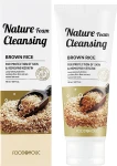 Foodaholic Зволожувальна пінка для вмивання з екстрактом коричневого рису Nature Foam Cleansing Brown Rice - фото N2