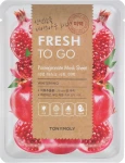 Tony Moly Тканевая маска с экстрактом граната Fresh To Go Pomegranate Mask Sheet Whitening