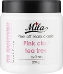 Mila Маска альгінатна класична порошкова "Чайне дерево, рожева глина" Peel Off Mask Classic Softness Tea Tree Oil-Pink Clay - фото N3