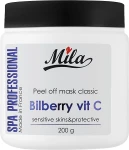 Mila Маска альгінатна "Чорниця і вітамін С" bilberry mask - фото N3
