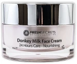 Madis Поживний крем для обличчя "Осляче молоко" Fresh Secrets Donkey Milk Face Cream 24 Hours Care Nourishing