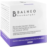 Balneokosmetyki Дневной биосульфидный крем для лица против морщин с гиалуроновой кислотой и витамином Е для зрелой кожи SPF10