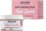 Joko Blend Скраб для тела парфюмированный с шиммером, розовый Magic Sparkle Body Shimmer Scrub