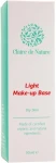 Claire de Nature Light Make-up Base Dry Skin Легкая база под макияж для сухой кожи, 50ml - фото N3