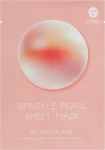 May Island Тканевая маска для сияния кожи с жемчугом Sparkle Pearl Sheet Mask, 30ml - фото N4