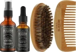 Dr Jackson Набір для бороди Kit Beards Briefcase (beard/oil/30ml + beard/tonic/50ml + brush/2pcs) - фото N2