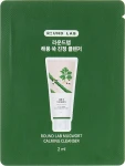 Очищувальна пінка для обличчя - ROUND LAB Mugwort Calming Cleanser, пробник, 2 мл