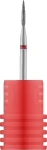 Nail Drill Фреза алмазная "Пламя" 243 014R, диаметр 1,4 мм, красная