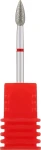 Nail Drill Фреза алмазна "Брунька" 257 027R, діаметр 2,7 мм, червона