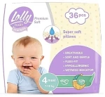 Lolly Підгузки дитячі "Premium Soft" 4 (7-18 кг), 36 шт.