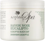 Arganiae Натуральне чорне оливкове мило "Эвкалипт" Spa Savon Noir Eucalyptus - фото N3