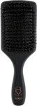 Krago Расческа для волос с натурального дуба с натуральной щетиной кабана, черная Eco Wooden Brush