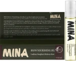 Mina Brow Nourishing Oil Питательное масло для бровей с роллером - фото N2