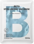 Ottie Тканевая увлажняющая маска Beta Hyaluronic 100 Mask