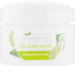 Зволожуючий крем для обличчя "Огірок і Лайм" - Bielenda Bouquet Nature Cucumber & Lime Moisturizing Mattifying Cream, 50 мл - фото N2