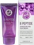 Сонцезахисний крем з пептидами - Enough 8 Peptide Sensation Pro Sun Cream, 50 мл - фото N2