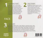 Marie Fresh Cosmetics Дорожний набір для проблемної шкіри Travel Set for Problem Skin (f/foam/50ml + f/ton/50ml + h/shm/50ml + h/cond/50ml + f/fluid/5ml) - фото N6