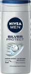 Гель для душа Серебряная защита, с ионами серебра и антибактериальным эффектом - Nivea Men Nivea Men