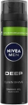 Гель для бритья - Nivea Men DEEP Clean Shave Shaving Gel, 200 мл