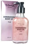 Олія для тіла мерехтливе з дозатором - Top Beauty Shimmering Body Oil Pink, 100 мл - фото N2