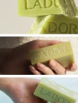 Бессиликоновый натуральный твердый шампунь - La'dor Wasabi Shampoo Bar, 115 г - фото N6