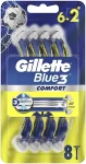 Набір одноразових станків для гоління - Gillette Blue 3 Comfort, 8шт