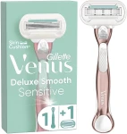 Жіноча бритва з 1 змінним лезом - Gillette Venus Deluxe Smooth Sensitive