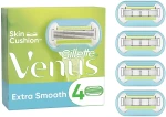 Сменные картриджи для бритья - Gillette Venus Extra Smooth Embrace жіночі, 4 шт