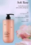 Гель для душу відлущуючий з сіллю НІЖНА ТРОЯНДА - BATHPA Bath Salt Scrub Body Wash Soft Rosy, 1000 мл - фото N4