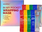 Набір мініатюр масок-плівок для обличчя In My Pocket Wrapping Mask - Medi peel In My Pocket Wrapping Mask, 4 мл, 10 шт