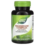 Магний Цитрат - Nature's Way Magnesium Complex, 500 мкг, 100 капсул