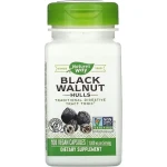 Пищевая добавка в капсулах Чорный Орех - Nature's Way Black Walnut Hulls, 500 мг, 100 Капсул