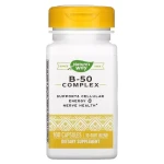 Комплекс витаминов группы B - Nature's Way B-50 Complex, 100 капсул