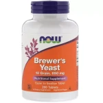 Пивные дрожжи - Now Foods Brewer's Yeast, 200 таблеток