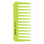 Гребень для волос неоново-салатовый - Janeke Mini Supercomb With Wide Teeth