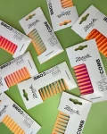 Гребень для волос неоново-розовый - Janeke Mini Supercomb With Wide Teeth - фото N2