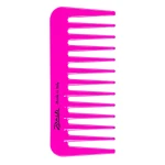 Гребень для волос неоново-розовый - Janeke Mini Supercomb With Wide Teeth