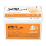Тканинна маска для обличчя щоденна освітлююча - BEAUSTA Niacinamide Tranexamic Acid 2.5% Dark Solution Daily Mask, 30 шт