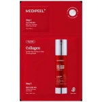 Набор двухэтапный сыворотка и маска с коллагеном и микроиглами - Medi peel Red Lacto Collagen 3000 Shot Serum 2 Step Mask, 1 шт