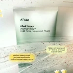 Глибокоочищувальна пінка для обличчя - ANUA Heartleaf Quercetinol Pore Deep Cleansing Foam, 150 мл - фото N4