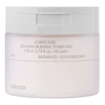 Пилинг-диски для лица - Celimax Ji Woo Gae Cica BHA Blemish Toner Pad, 60 pads - фото N2