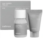 Міні-набір бар'єрних засобів з церамідами - Celimax Dual Barrier Trial Kit, тонер 20 мл + крем 10 мл