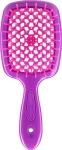 Расческа для волос - Janeke SMALL SUPER BRUSH, фуксия с малиновым, маленькая