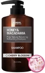 Безсульфатний шампунь для волосся з ароматом квітучої вишні - Kundal Honey & Macadamia Cherry Blossom, 500 мл - фото N2