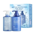 Набор средств по уходу за волосами гиалуроновый "Воздушный объем" - Kundal Airy Volume Hyaluron Edition Blossom Breeze, Shampoo 300ml + Treatment 300ml