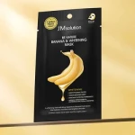 Тканинна маска освітлююча з екстрактом банану - JMsolution Be Nature Banana & Whitening Mask, 1 шт - фото N3