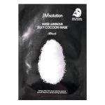 Тканинна маска з протеїнами кокона шовкопряда - JMsolution Water Luminous Silky Cocoon Mask Black, 1 шт