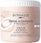 Зволожуючий крем для тіла з кокосовою олією - Byphasse Moisturizing Body Cream With Coconut Oil, 500 мл - фото N2