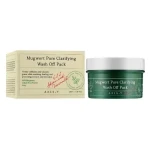 Глиняна очищаюча маска з екстрактом полину - AXIS-Y Mugwort Pore Clarifying Wash Off Pack, 100 мл, ПРИМ'ЯТЕ ПАКУВАННЯ - фото N2