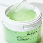 Успокаивающие гелевые тонер-педы с морскими водорослями - BIODANCE Sea Kelp Gel Toner Pads, 60 шт - фото N4